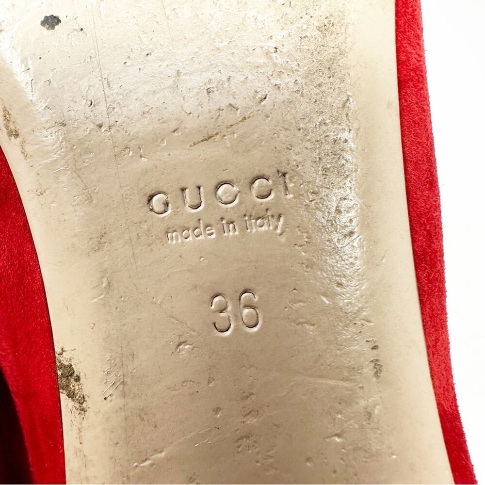 Gucci GG Marmont Fringe Loafer Slip On Flats Womens Size EU 36 - Picture 10 of 11